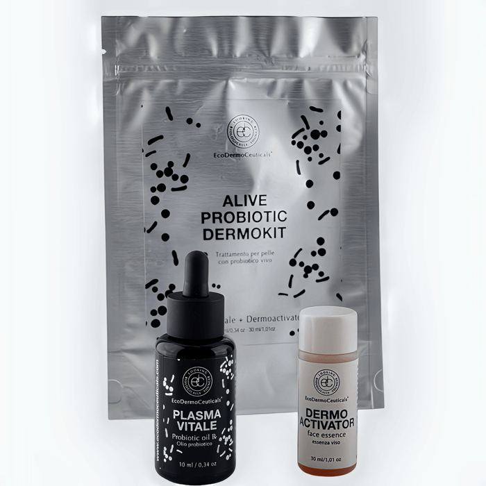 Alive Probiotic Dermokit trattamento per pelle con probiotico vivo: plasma vitale 10 ml. + dermoactivator 30 ml