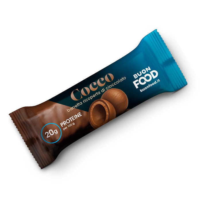 Barretta Proteica RICOPERTA DI CIOCCOLATO COCCO