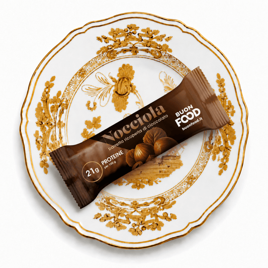 Barretta Proteica RICOPERTA DI CIOCCOLATO NOCCIOLA - ForLongevity
