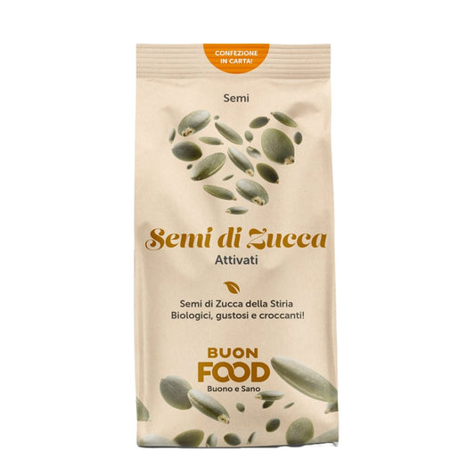 Frutta Secca Attivata SEMI DI ZUCCA 200 gr. - 4Nutrition