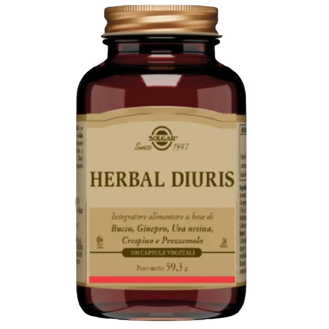 Herbal Diuris 100 cps vegetali - 4Nutrition
