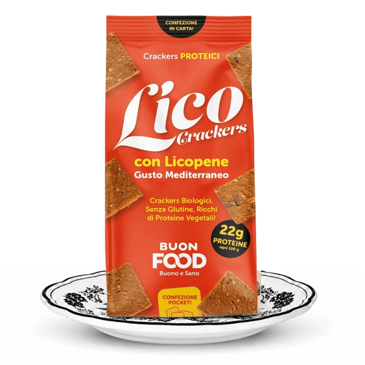 Lico Crackers Proteici Gusto Mediterraneo – 100 g - ForLongevity