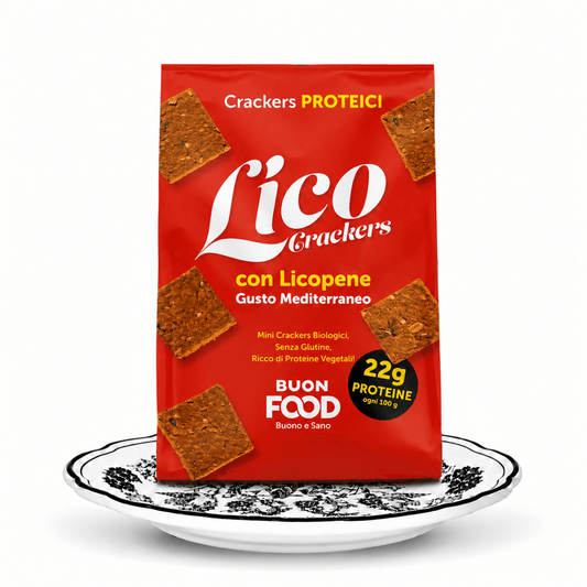 Lico Crackers Proteici Gusto Mediterraneo – 200 g - ForLongevity