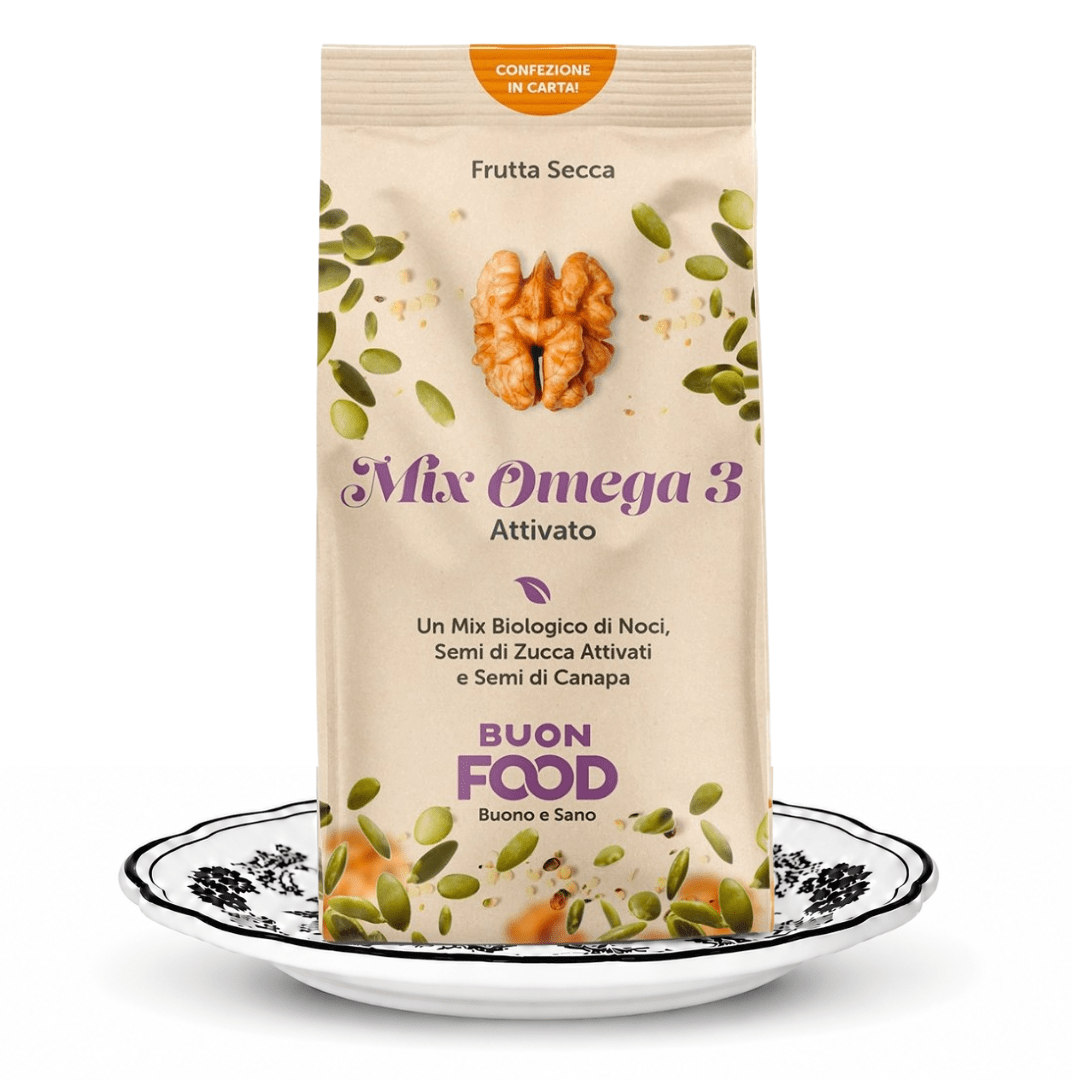 Mix Omega 3 attivato – Noci, Zucca e Canapa – 200 g - ForLongevity