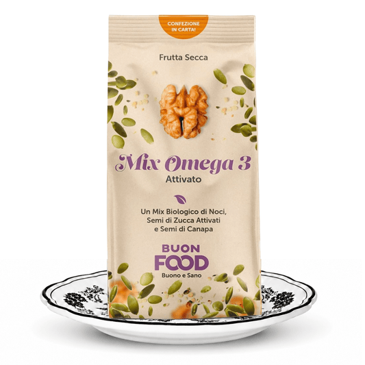 Mix Omega 3 attivato – Noci, Zucca e Canapa – 200 g - ForLongevity