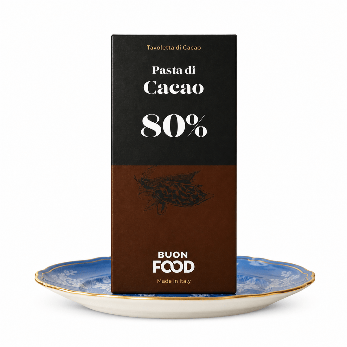 Pasta di Cacao 80% in Tavoletta – 45 g - ForLongevity