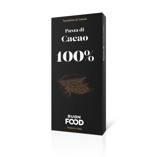 Tavoletta di Cacao 45 gr. - pasta di cacao 100% - 4Nutrition