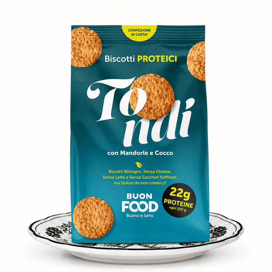 Tondi Proteici con Mandorle e Cocco 200 g - ForLongevity
